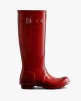 Womens Original Tall Gloss Boot Military Red