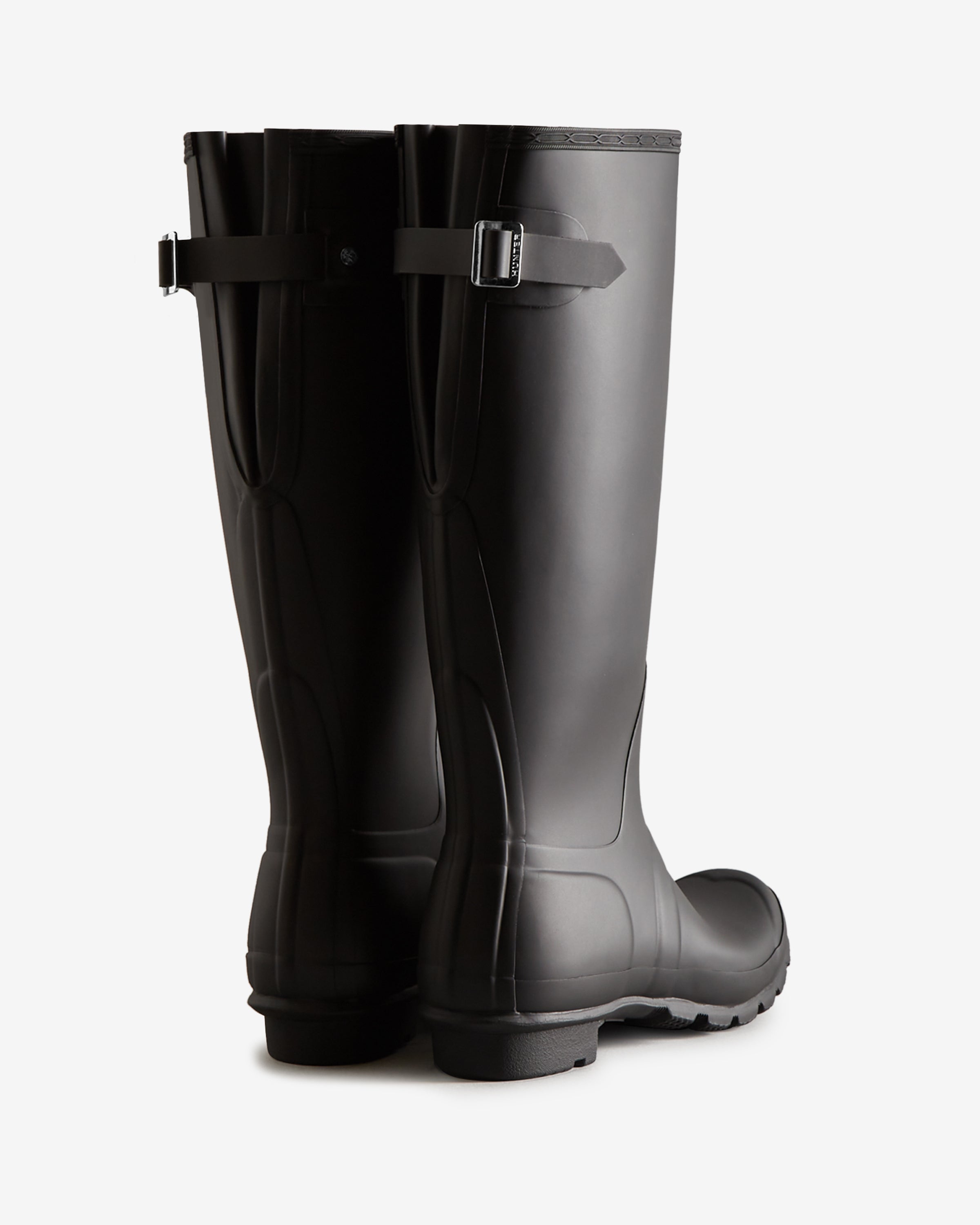 【HUNTER】　Women Ref tall Stud Back Boot Women's Original Tall Back Adjustable Boot Black – Hunter Boots