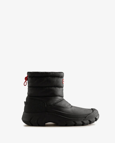 Mens Intrepid Short Snow Boot Black – Hunter Boots Mens Intrepid Short Snow Boot Black – Hunter Boots