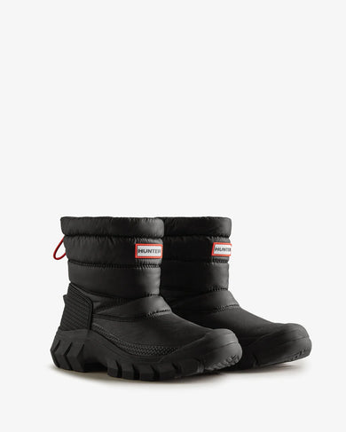 Womens Intrepid Short Snow Boot Black