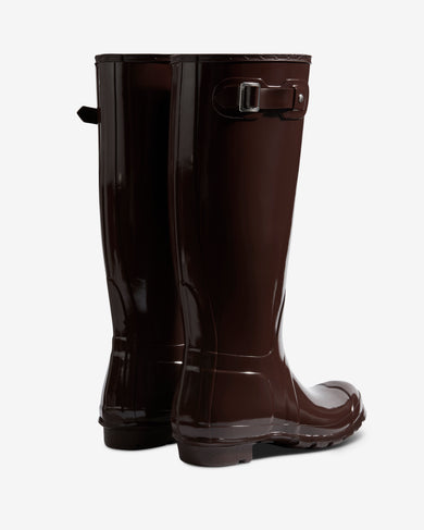 Women's Original Tall Gloss Boot Chocolate Brown