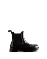 Women's Chelsea Commando Gloss Boot Black