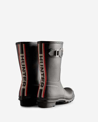 Women's Original Short Tri Colour Logo Boot Black