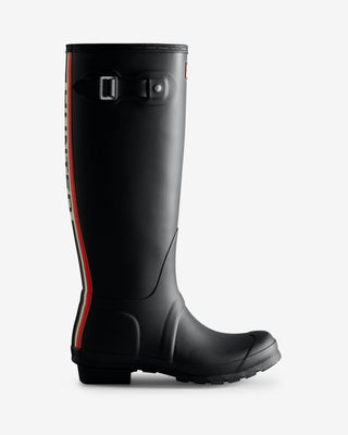 Women's Original Tall Tri Colour Logo Boot Black