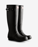 Women's Original Tall Tri Colour Logo Boot Black