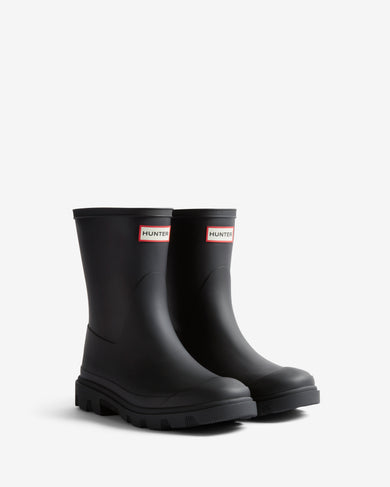 Unisex Downpour Short Boot Black