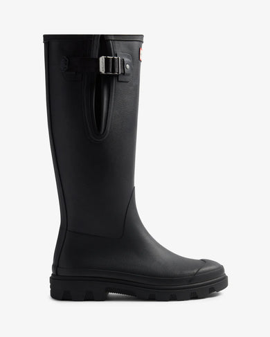 Unisex Downpour Adjustable Boot Black