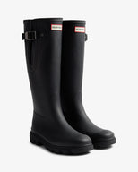 Unisex Downpour Adjustable Boot Black