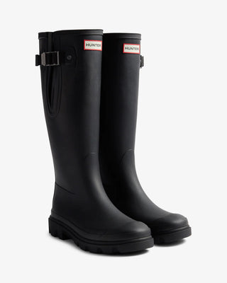 Unisex Downpour Adjustable Boot Black
