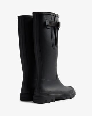 Unisex Downpour Adjustable Boot Black