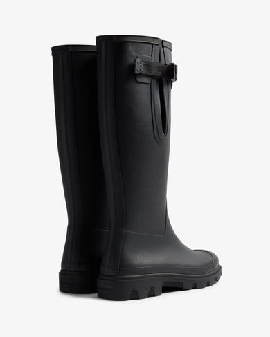 Unisex Downpour Adjustable Boot Black