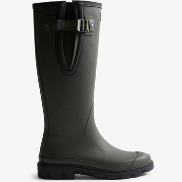 Unisex Downpour Adjustable Boot Dark Olive/Black