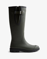 Unisex Downpour Adjustable Boot Dark Olive/Black