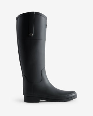 Women's Refined Riding Boot Matt Black - Main Image