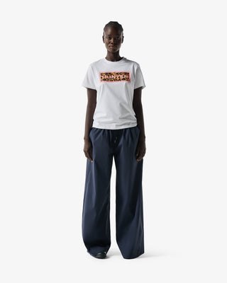 Women's Red Label Essentials Filled Logo Tee White