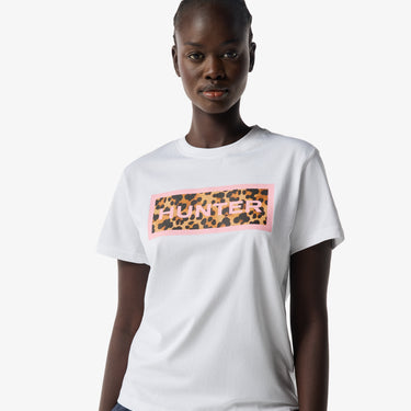 Women's Red Label Essentials Filled Logo Tee White
