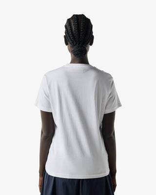 Women's Red Label Essentials Filled Logo Tee White