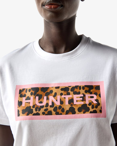 Women's Red Label Essentials Filled Logo Tee White