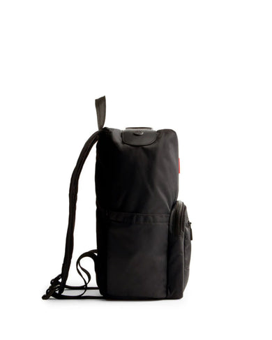 Medium Nylon Pioneer Top Clip Backpack Black