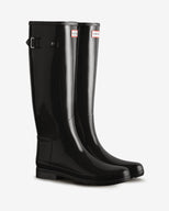 Women's Refined Tall Gloss Boot Black