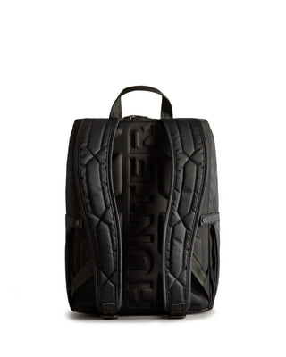 Large Nylon Pioneer Top Clip Backpack Black