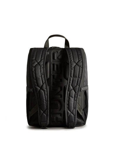 Large Nylon Pioneer Top Clip Backpack Black
