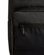 Large Nylon Pioneer Top Clip Backpack Black