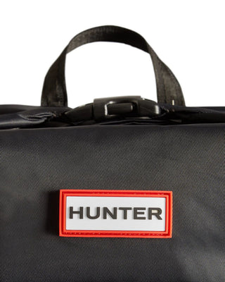 Large Nylon Pioneer Top Clip Backpack Black