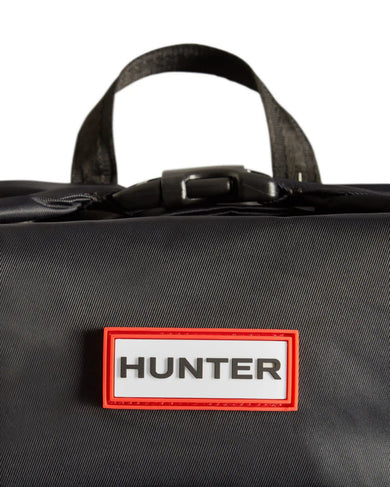 Large Nylon Pioneer Top Clip Backpack Black
