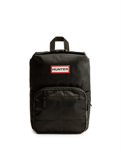 Medium Nylon Pioneer Top Clip Backpack Black