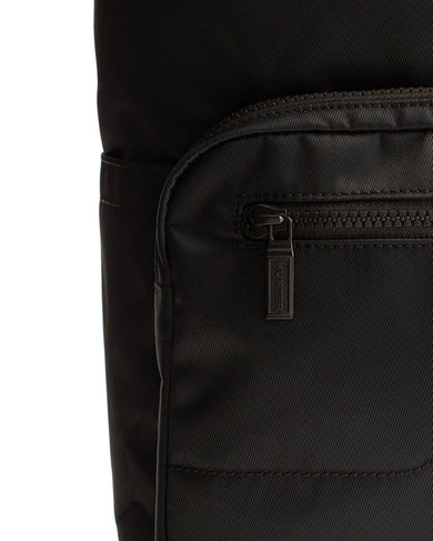 Medium Nylon Pioneer Top Clip Backpack Black