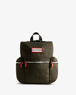 Nylon Mini Topclip Backpack Dark Olive