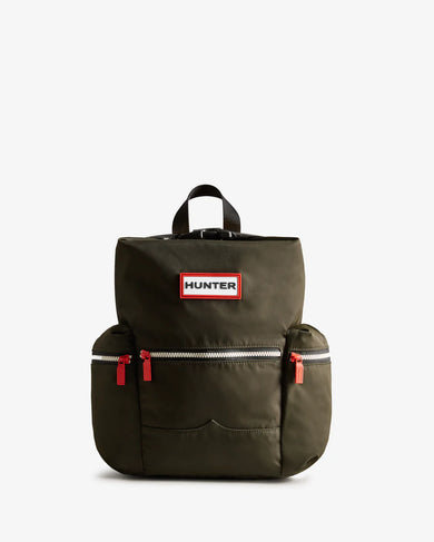 Nylon Mini Topclip Backpack Dark Olive
