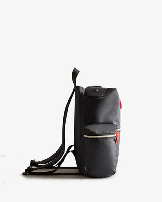 hunter mini top clip backpack black Nylon Mini Topclip Backpack Black – Hunter Boots