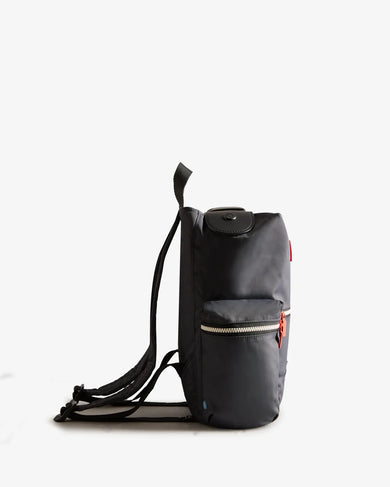 Nylon Mini Topclip Backpack Black