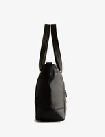 Nylon Midi Topclip Tote Black