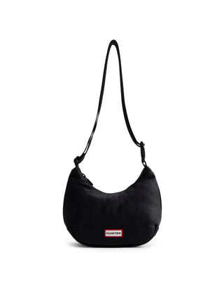 Nylon Mini Hobo Bag Black
