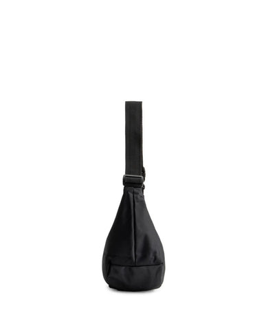 Nylon Mini Hobo Bag Black