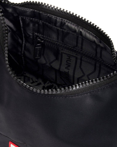 Nylon Mini Hobo Bag Black