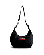 Nylon Midi Hobo Black
