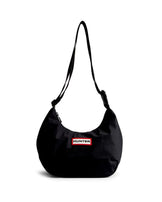 Nylon Midi Hobo Black