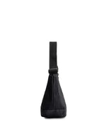 Nylon Midi Hobo Black