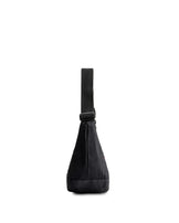 Nylon Midi Hobo Black