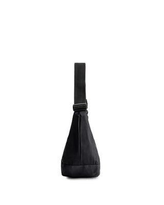 Nylon Midi Hobo Black