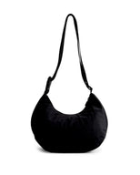 Nylon Midi Hobo Black