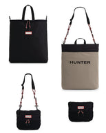 Travel Multi Function Packable Tote Black/Energy Clay