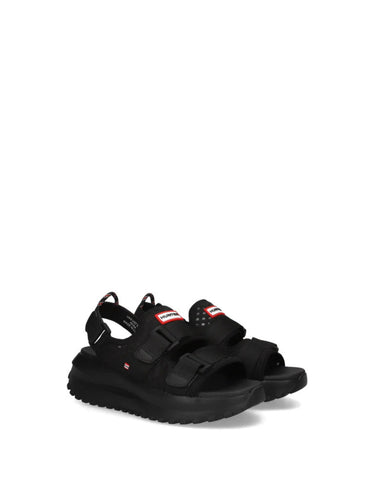 Unisex Travel Flow Double Strap Sandal Black