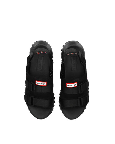 Unisex Travel Flow Double Strap Sandal Black