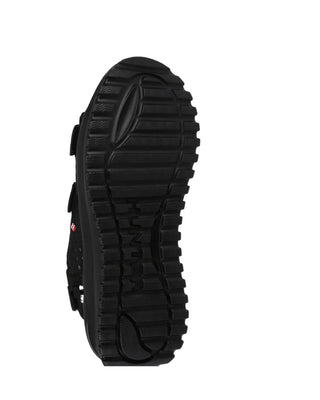 Unisex Travel Flow Double Strap Sandal Black
