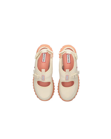 Unisex Travel Flow Sandal White Willow/Glow Grapefruit
